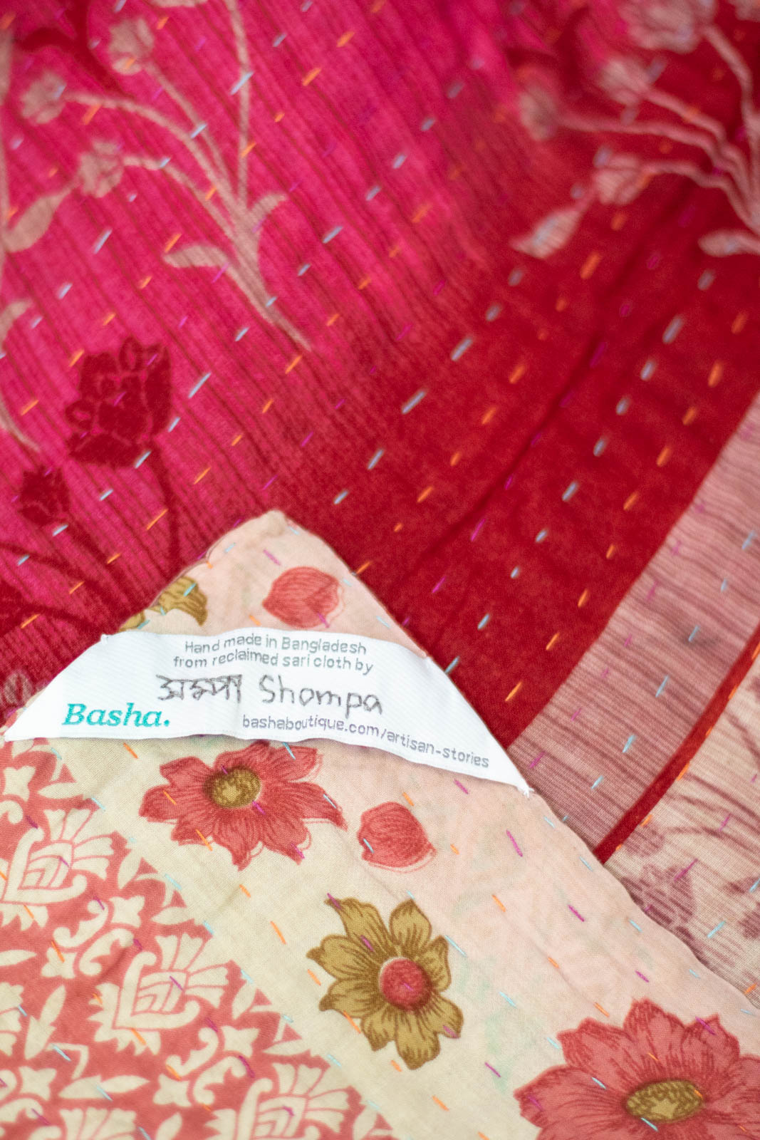 Beloved No. 9 Kantha Mini Blanket