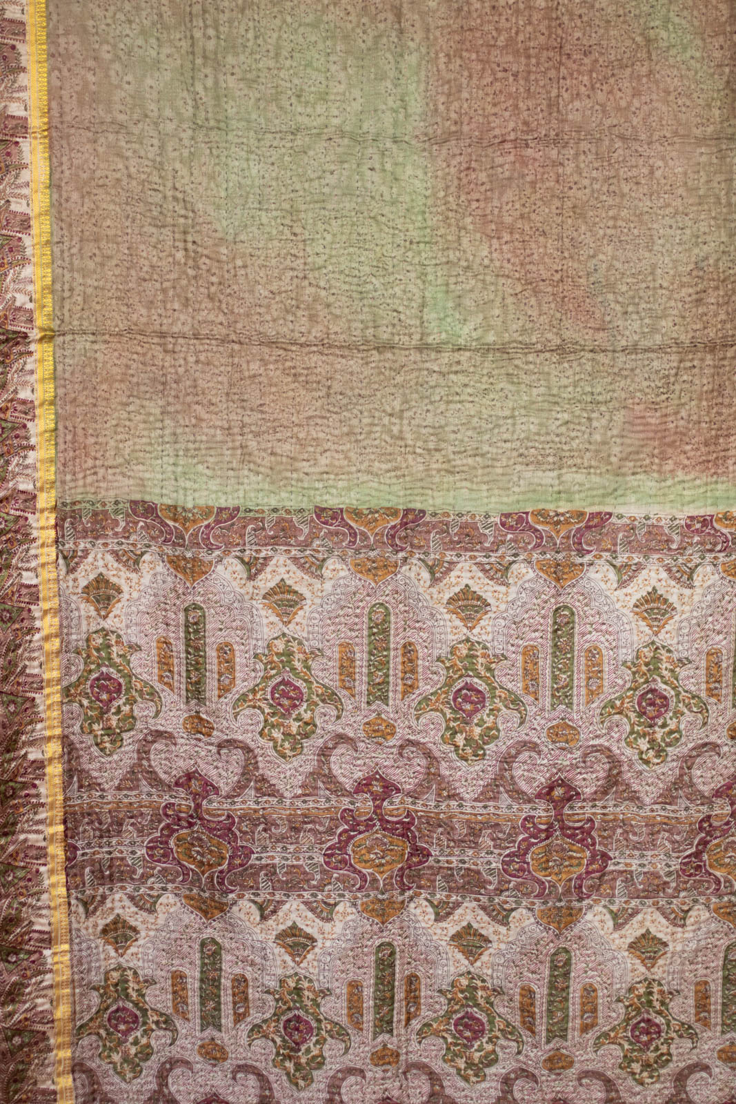 Elegance Silk Blend Kantha Throw