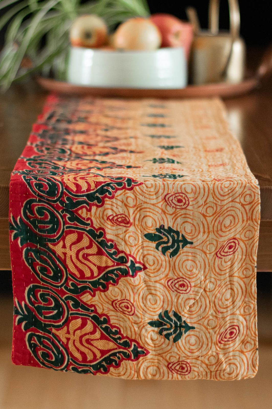 Reversible Kantha Table Runners