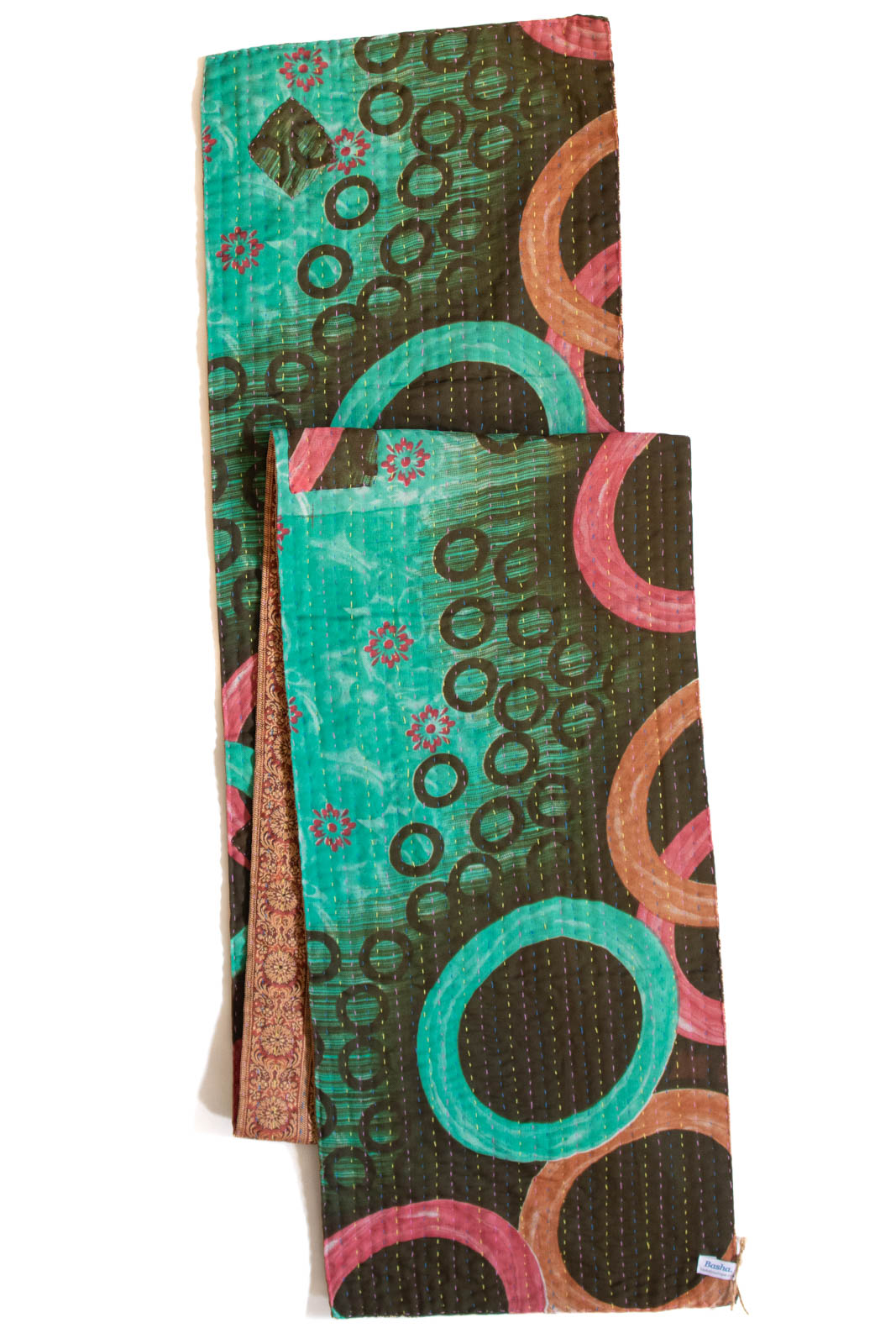 Kantha Table Runner Silk Blend C6