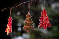 Kantha Stitched Tree Ornament - dignify
 - 3