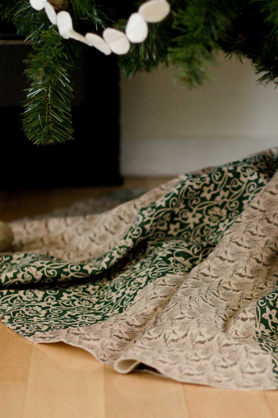 Kantha Christmas Tree Skirt No. 1