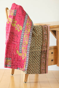 dignify Kantha Baby Blanket Quilt